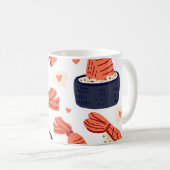 Mug Sushi Japonais nourriture Motif sans soudure (Devant droit)