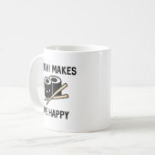 Mug Sushi Me Rend Heureux (Devant gauche)