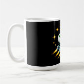 Mug Sushi Spacship Pixel Art Flying Sushi Roll Design (Gauche)