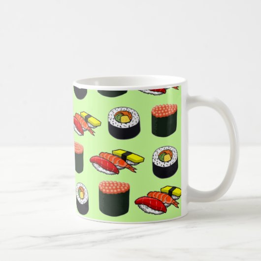 Mug Sushi vert de Wasabi (Droite)