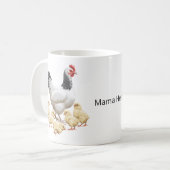 Mug Sussex Chicken Mama Hen et Chicks (Devant gauche)