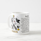 Mug Sutter, l'origine, la signification et la crête (Devant gauche)