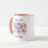 Mug “Suture Self, Sweetie” Funny Nurse– Floral Medical (Devant gauche)