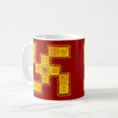 Mug Svastika traditionnel indien (Devant gauche)