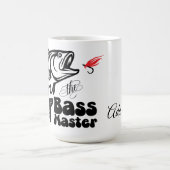 Mug SVG Custom Bass Master fishing (Centre)