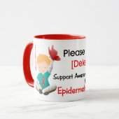 Mug Svp aidez-nous à supprimer des épidermolyses (Devant gauche)