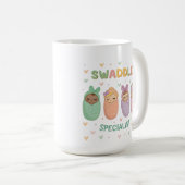 Mug Swaddle Specialist Cute Baby Illustration (Devant droit)