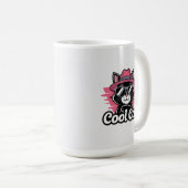 Mug Swagger du chat cool (Devant droit)
