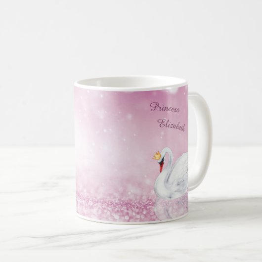 Mug Swan Princess Pin Parties scintillant Lac Monogram (Devant droit)