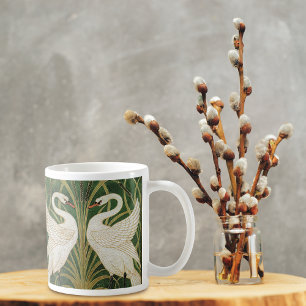 Mug Swans Rush Iris Fleurs Walter Crane