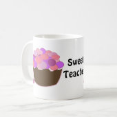 Mug Sweacher Enseignant Cupcakes Smartie (Devant gauche)