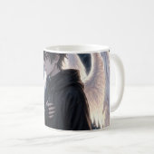 Mug Sweat à capuche graphique avec garçon d'anime et a (Devant droit)