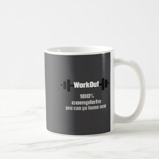 Mug Sweat Activated Motivational Workout Complete Gym (Droite)