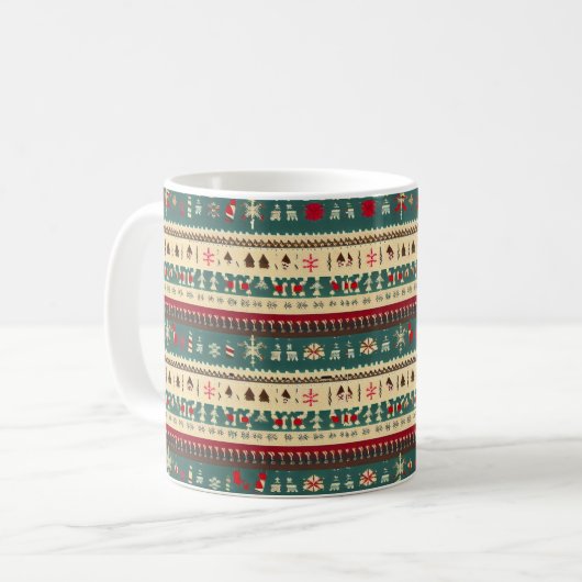 Mug Sweat moche de Noël 5 (Devant gauche)