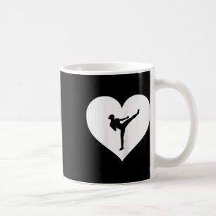 Mug Sweat ou T-shirt femme Karaté Amour Rose Bleu Noir