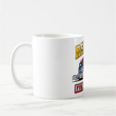 Mug Sweat - shirt à capuche de camionnette de dessin (Gauche)