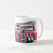 Mug Sweat - shirt à capuche de camionnette de dessin (Devant droit)