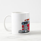 Mug Sweat - shirt à capuche de camionnette de dessin (Gauche)