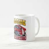 Mug Sweat - shirt à capuche de camionnette de dessin (Devant droit)