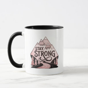 Mug Sweat-shirt Stay Strong Mountain – Il Géométrique