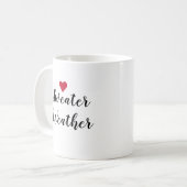 Mug Sweater Weather Love (Devant gauche)