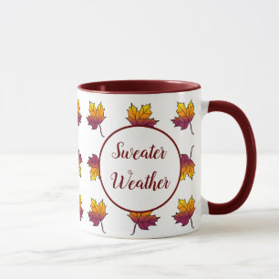 Mug Sweather Météo Feuilles automne automne automne Mu