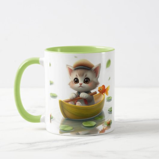 Mug Sweatshirt embarcation aventurier Kitten (Gauche)