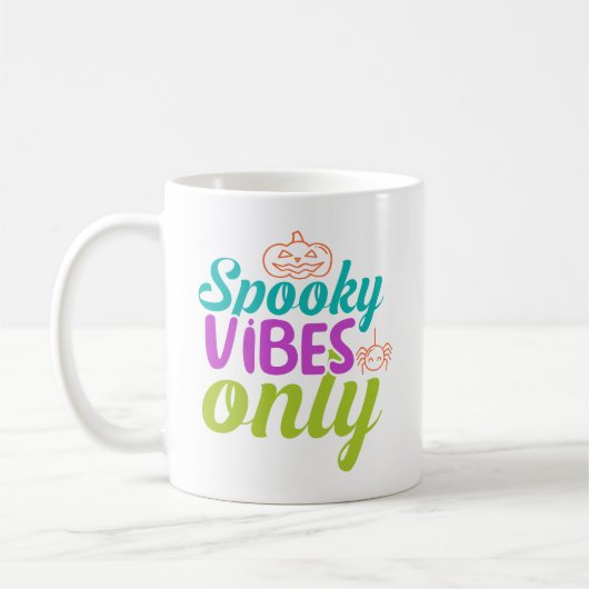 Mug Sweatshirt Spooky Vibes Only-40378 (Gauche)