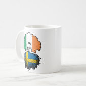 Mug Sweden Irish Ireland Tree Roots Flag (Devant gauche)