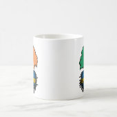 Mug Sweden Irish Ireland Tree Roots Flag (Centre)