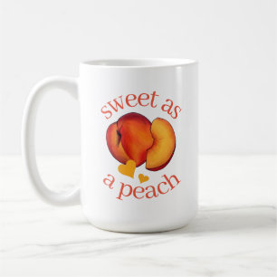 Mug Sweet as a Peach Ripe Georgia Pache Fruit