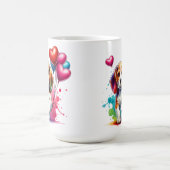 Mug Sweet Beagle Pup Valentine (Centre)