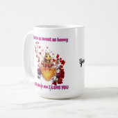 Mug Sweet BEE mine-BEE lieve me i love you (Devant gauche)