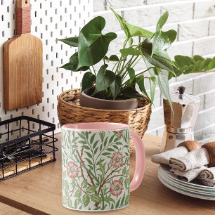 Mug Sweet Briar Rose Roses Morris Compagnie