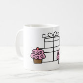 Mug Sweet Celebration Cupcake et boîte cadeau (Devant gauche)