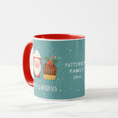 Mug Sweet Christmas Cute Père Noël Moderne Personnalis (Devant gauche)