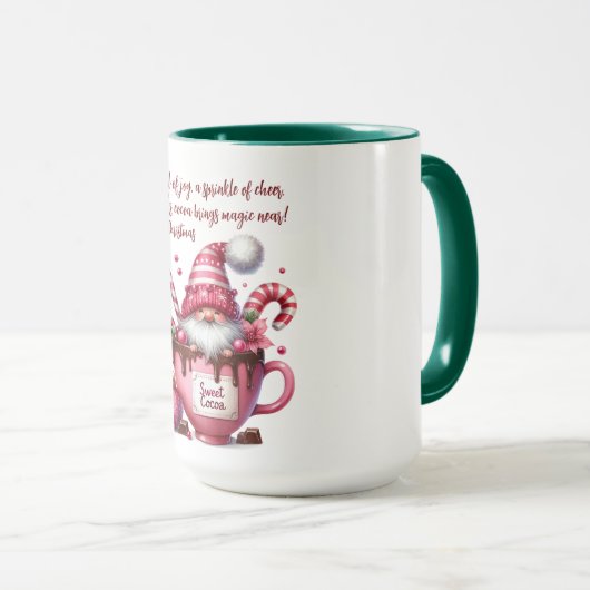 Mug Sweet Cocoa Santa Gnome (Devant droit)