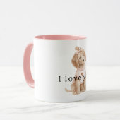 Mug Sweet Cream Dog Love (Devant gauche)