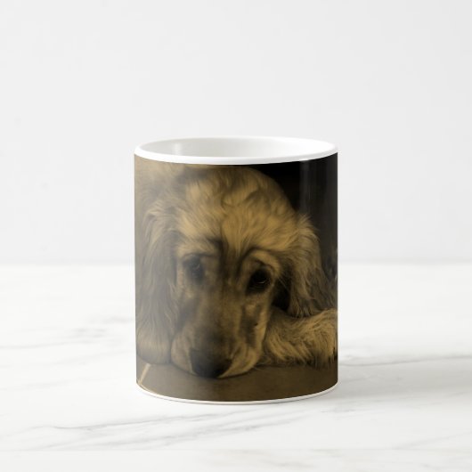 Mug Sweet Dog - Golden Retriever en Sepia Tones (Centre)