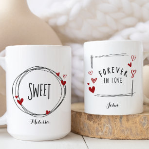 Mug Sweet Forever Love Valentines Jour Couple