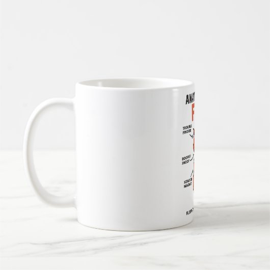 Mug Sweet Fox Explication Anatomie De Fox (Gauche)