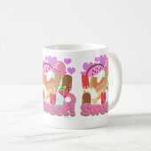 Mug Sweet Fun Dessert Time Cute Food Cartoon (Devant droit)