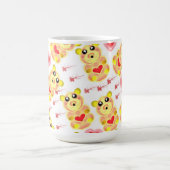 Mug Sweet Heart Bear Nursery Pattern (Centre)