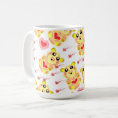 Mug Sweet Heart Bear Nursery Pattern (Devant gauche)