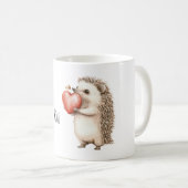 Mug Sweet Hedgehog Love Heart (Devant droit)