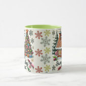 Mug Sweet Holiday Wives Candy House et neige (Centre)