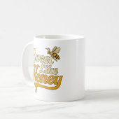 Mug Sweet Like Honey Retro Typographie (Devant gauche)