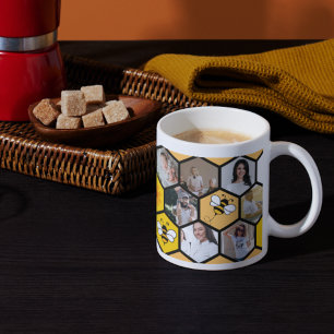 Mug Sweet Memories : Honeycomb Photo Collage (14 Photo