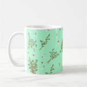 Mug Sweet Mistletoe Hearts Noël Motif de vacances (Gauche)
