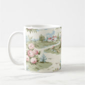 Mug Sweet Rustic Country Home Paysage Floral (Gauche)